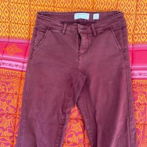 Burgundy Jeands